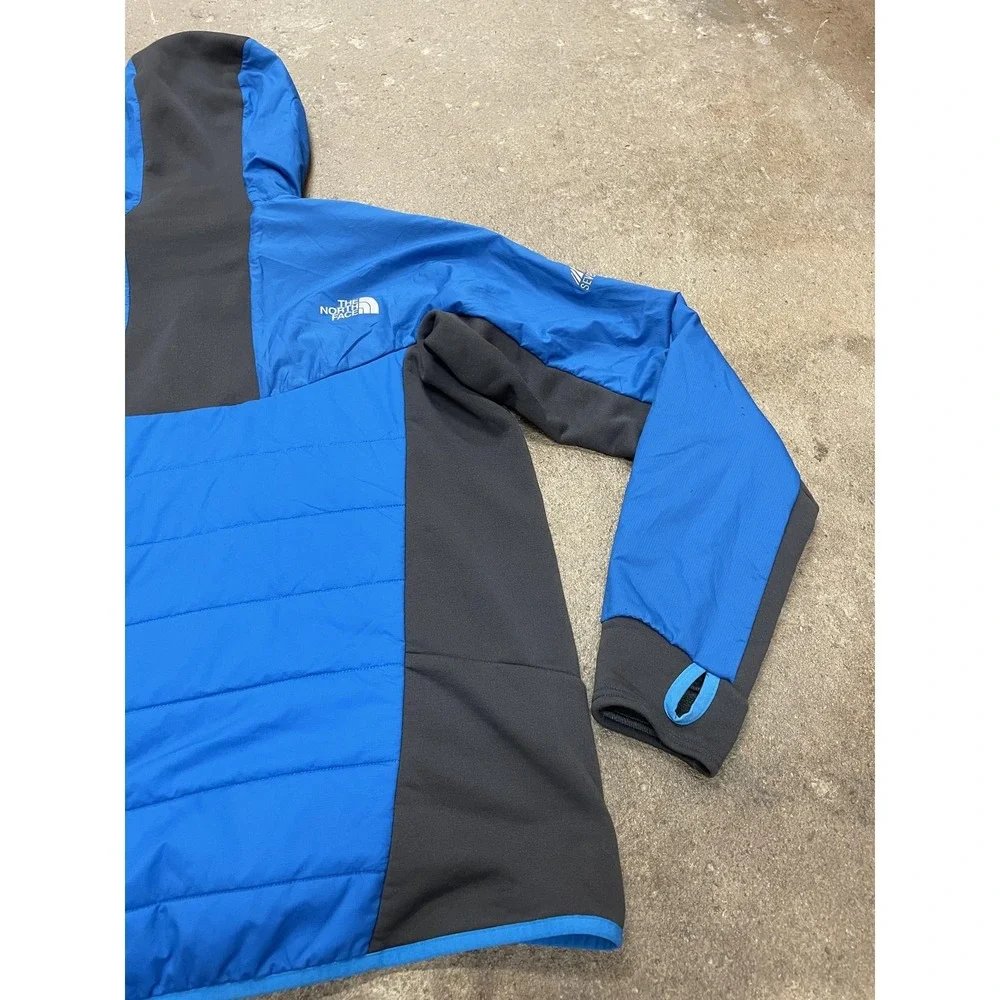The North Face Jacket Mens Large Blue Black Summit Series‎ Seven Summits Hooded